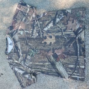 Starter Mossy Oak Camoflauge Dri-Star Short Sleeve Shirt 3XL Hunting
